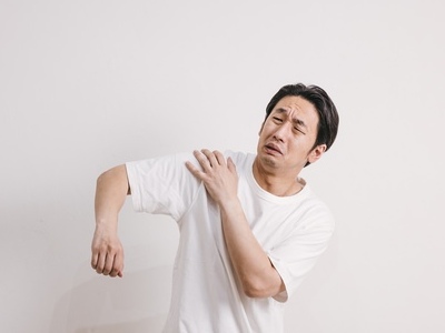 1か月前より五十肩で施術中の患者さん