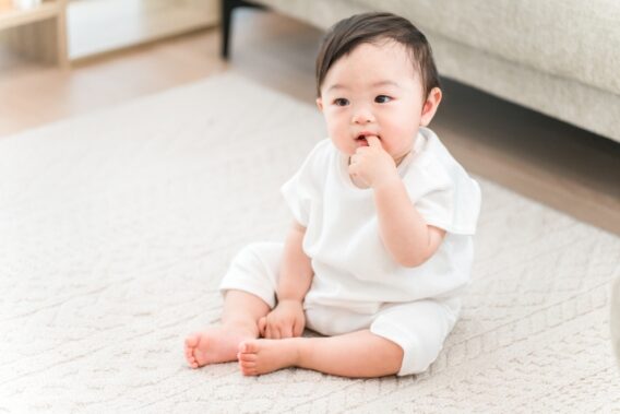 <span class="title">反り返りでお悩みの赤ちゃん</span>