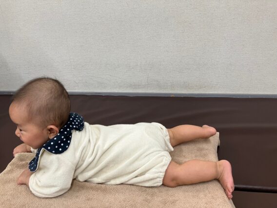 <span class="title">頭の形ケアで通院中のお子さん</span>